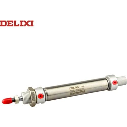 For Mask Machine DELIXI MA Mini Stainless Steel Pneumatic Air Cylinder MA16-25 MA16-50 MA16-75 MA16-100 MA16-125 MA16-150