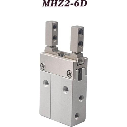 1PCS MHZ2-6D Double Acting Air Gripper Pneumatic Finger Cylinder SMC Type Aluminium Clamps automation machines usage