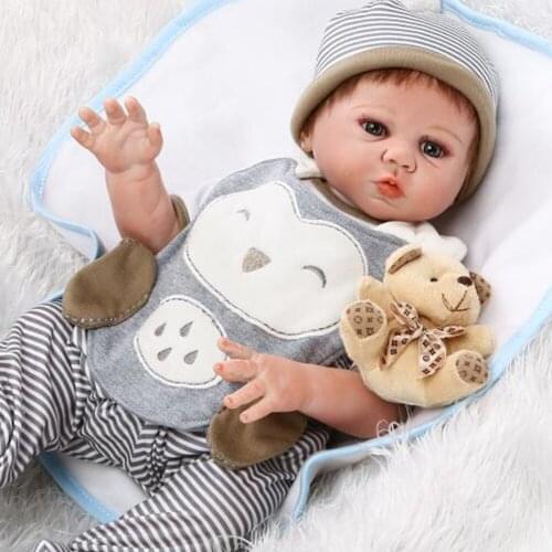 Full silicone reborn baby doll real newborn boy alive baby bathe toys bebe reborn menino bonecas gift