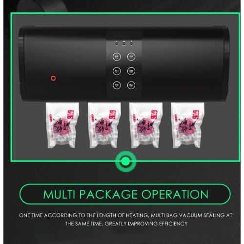 Mini Portable Food Vacuum Sealing Machine Preservation Machine Packing Food Fresh Keeping Sealing Tool for Home Kitchen