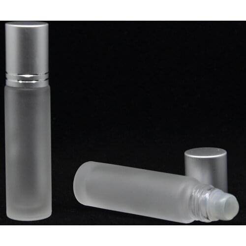 10ml Empty Perfume Bottle Thick Amber Glass Roll On Essential Oil bottle 10cc Glasses Roller Ball