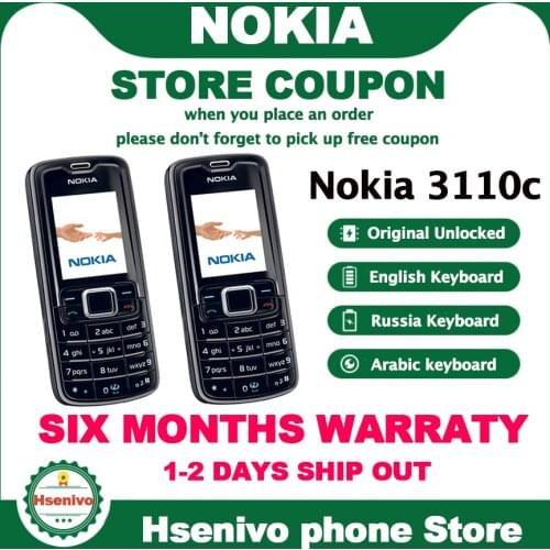 100% Unlocked 3110c Original Nokia 3110 classic Mobile Phone refurbished