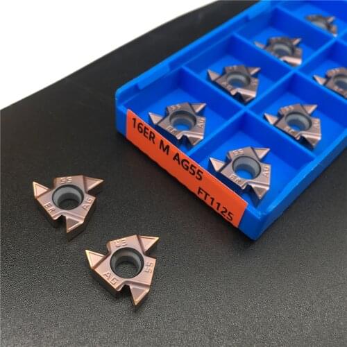16ER M AG55 FT1125 Carbide Inserts High Quality Thread Turning tool cutting tool Lathe Tools cutter CNC 16ER AG55