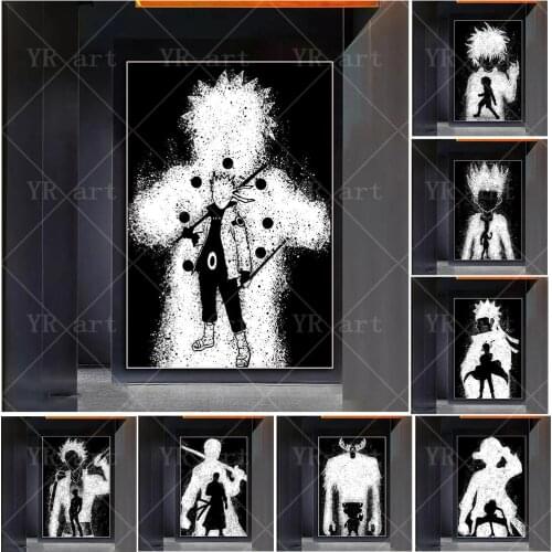 Japanese Anime Poster One Piece Dragon Ball Naruto Art Canvas Painting Wall Prints Decoration Mural Home Decor Pictures Cuadros