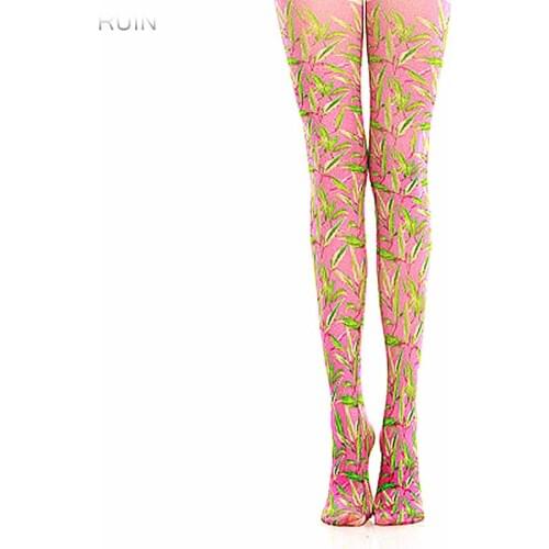 RUIN 2017 WINTER 21 WOMENS TIGHTS Classic geometric pattern pantyhose GIRL TIGHTS