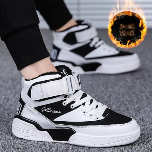 Winter Ankle boots Mens Shoes Fashion Plus Size 38-45 Warm Casual Sneakers Men Snow Boots Footwear Comfortable Shoes