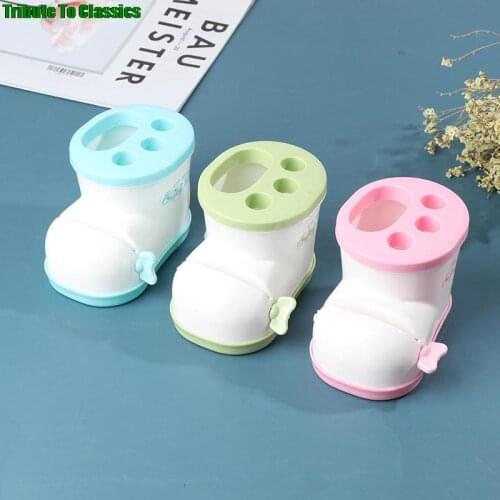 1pc New Design Toothbrush Holder Organizer Toothpaste Dispenser Bathroom Accessories Set