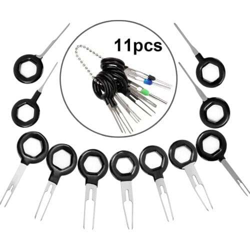 11*Terminal Removal Tool Car Electrical Wiring Crimp Connector Pin Extractor Kit Car Repair Tools