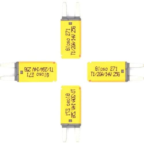 14V DC 20A Small Number Automatic Reset Circuit Breaker Car Protector Safety Plate Fuse Safety Tube