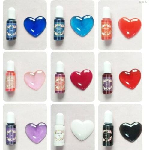 20 Color Epoxy Resin Pigment Kit Liquid Epoxy Resin Colorant Dye Jewelry Making