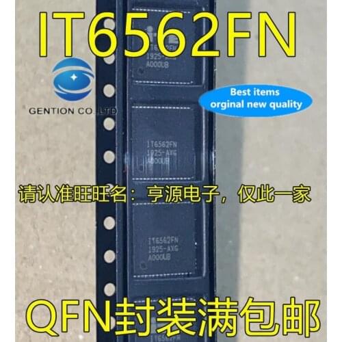 5PCS IT6562 IT6562FN QFN single port HDMI receiver chip in stock 100% new and original