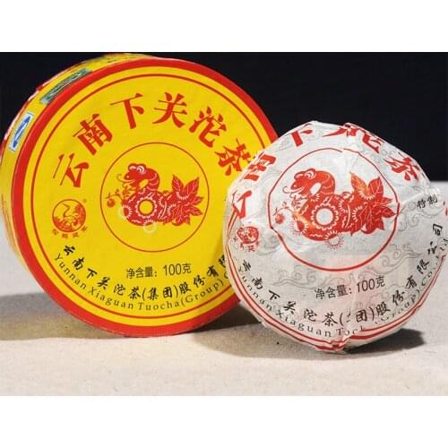 2013 Year Xiaguan Raw Puer Chinese Tea The Year Of Snake Shen Puer Chinese Tea 100g Tuocha