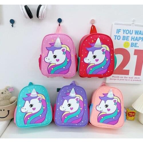 New Kids School Bags Orthopedic Unicorn Backpack Waterproof Schoolbag For Girls Children Backpacks