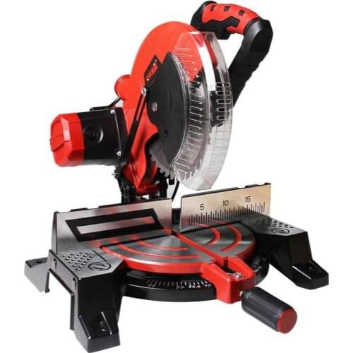 10 Inch Electric Sawing Machine Aluminum 220V / 1800W Multifunctional Wood Aluminum Miter Saw 45 Degree Aluminum Sawing Machine