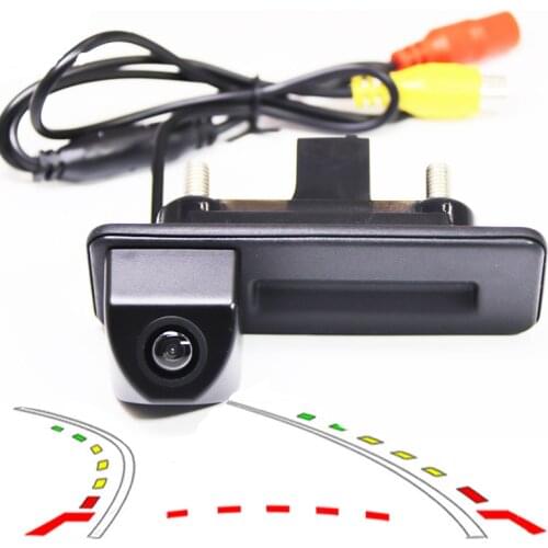 Trunk handle car Rear View parking backup Camera for Skoda Roomster Fabia Octavia Yeti superb for Audi A1 Reversing Assistance