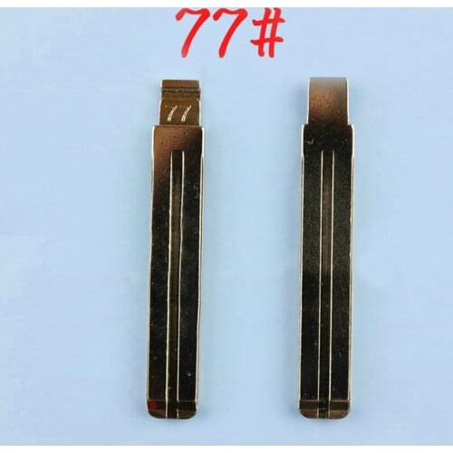 Key Blade Car key embryo For 77# Right Left Blade Car Key Embryo