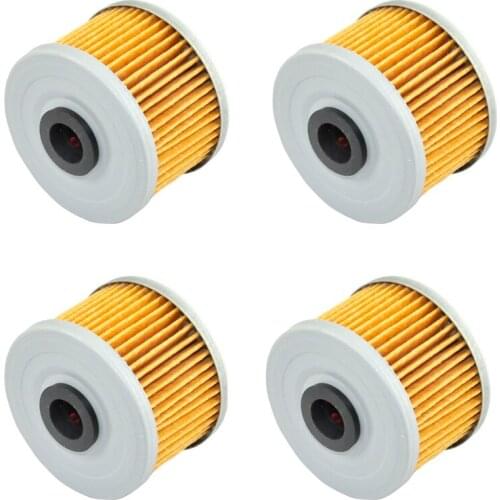 4PC Motorcycle Oil Filter For Honda ATC250 TRX250 TRX300 TRX400 TRX700 CBX250 CBR250 CRF250 NX250 TLR250 XL250 CBR300 XR650