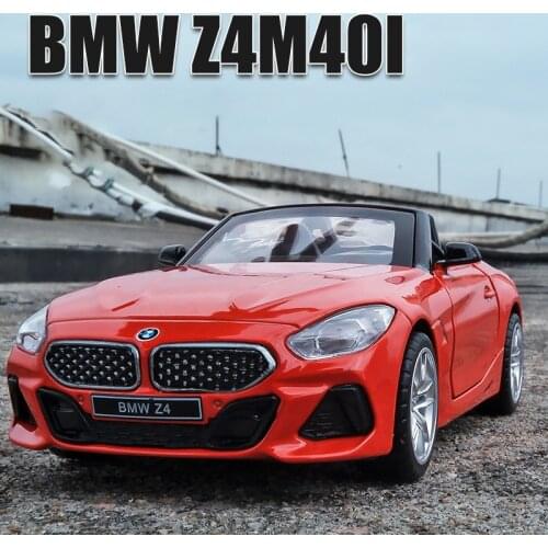 1:32 BMW Z4 M40i Sports version Free Wheeling High Light Sport Racing Car Model Toy Diecast Metal Alloy Miniature Replica