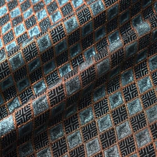 2018 European-style fashion dark grain brocade jacquard fabric for dress vestidos vestido plus tissu patchwork tissu au metre