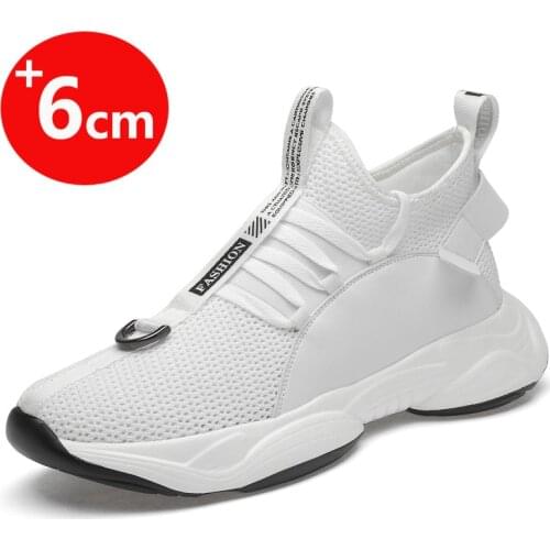 Shoes Men Sneakers Elevator Shoes Height Increase Shoes Casual Height Increasing Shoes 6CM Heightening shoes