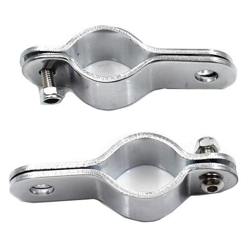 Pair Motorcycle 25-35mm Turn Signal Light Bracket Holder Mount Clamp Cage Guard bar For Honda Yamaha Suzuki Kawasaki Custom