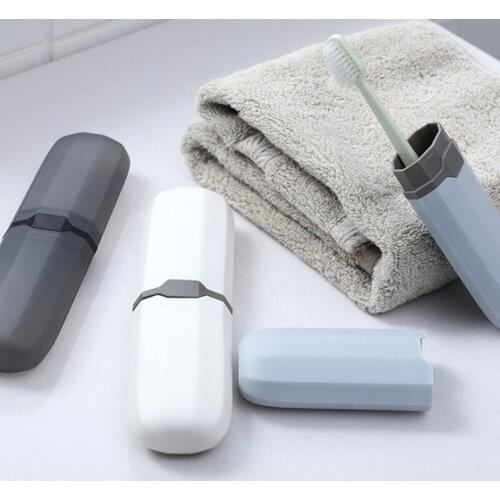 Portable Travel Toothbrush Toothpaste Holder Storage Box Case Outdoor Camping Toothbrush Box Travel Convenient Accessories