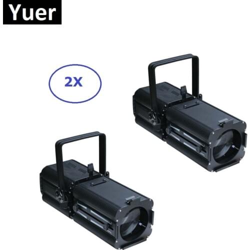 Professional 200W White Color Led Profile Spot Light Plus Zoom Function Studio Club Disco Stage Lighting Effect Dj Equipments