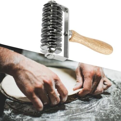 Pizza Roller Hob Pastry Dough Lattice Bread Roller Cutter Baking Utensils Kitchen Tool