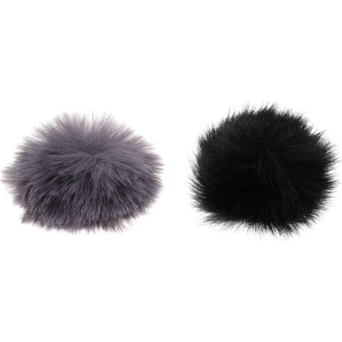 Wool Microphone Furry Windscreen Windshield Muff Microphone Furry Cover Microphone Muff Electric Instrument