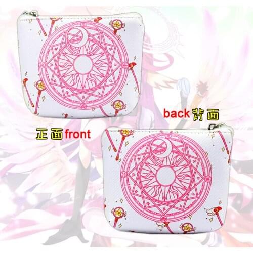 1pc Anime CARDCAPTOR SAKURA Re:Life In A Different World From Zero Madara Coin Bag Penny Bag Change Purse