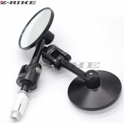 7/8"" 22mm Universal motorcycle Scooter Rearview Mirrors for Suzuki TL1000R SV1000 S GSX1250F GSXR600 GSXR1000 GSXR750 Kawasaki