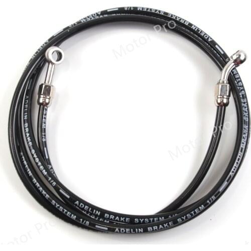 220cm Universal Motorcycle Braided Steel Hydraulic Reinforced Clutch Brake Hose Tube Line Brake Disc Rotor Disk Accessories