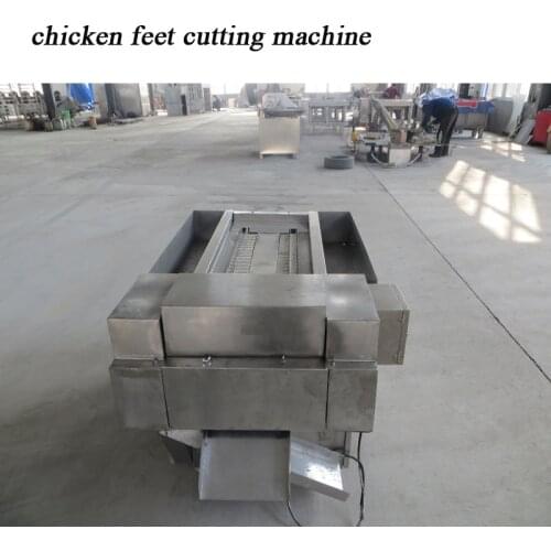 High efficient chicken feet processing line/chicken feet cutter/chicken bone cutting equipment