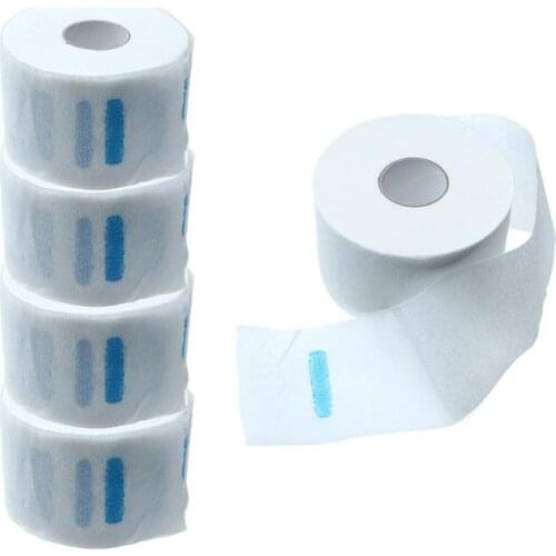 High Quality Neck Ruffle Roll Paper Professional Hair Cutting Salon Disposable Hairdressing Collar Accessory Necks Covering
