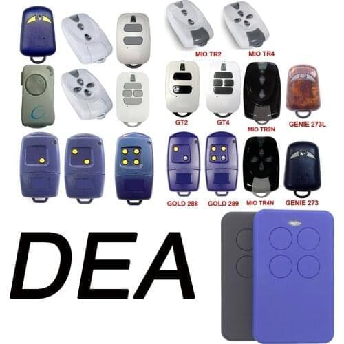 Copy DEA 433.92MHz Garage Door Remote Control DEA GT2, GT4, MIO TR2, TR4, MIO TD2 Transmitter Replacement