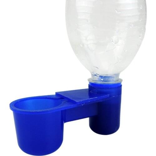 2 Pcs Plastic Pet Bird Drinker Feeder Water Bottle Cup Cat Chicken Pigeon Budgie hot For Chicken Pigeon Home Garden