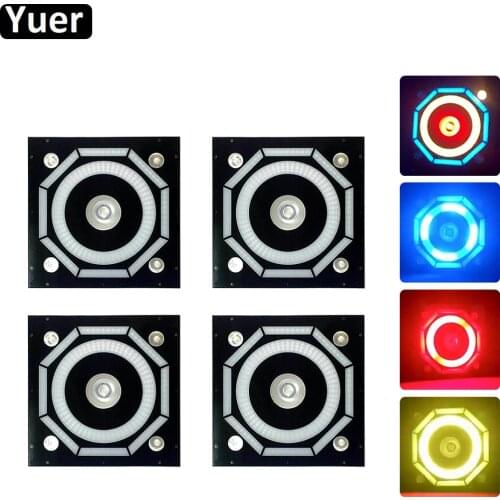 4Pcs/Lot 240 LED Halo Pixels Background Light RGB Music Sound Control Strobe Speed Adjustable For Stage Disco DJ Bar Party Club