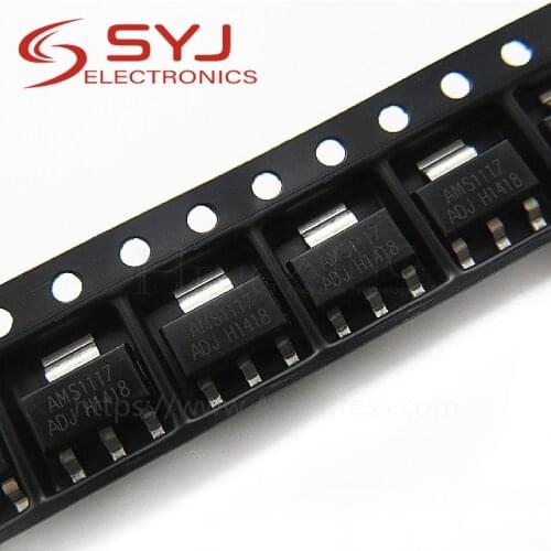 50pcs/lot AMS1117-ADJ AMS1117 ADJ AMS1117 SOT-223 In Stock