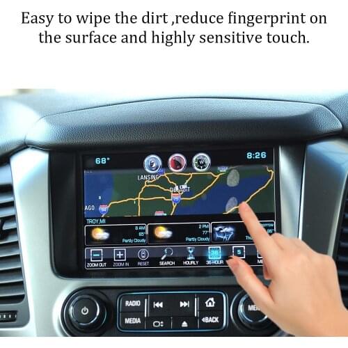 8 Inch Car GPS Navigation Screen Protector Glass Protective Film for Chevrolet Chevy Suburban Tahoe 2015 2016 2017 2018 2019 New