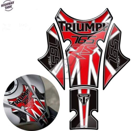 3D Motorcycle Accessories Tank Pad Protector Case for Triumph 765 RS Street Triple 2020 2021