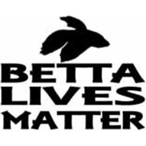 Car Stickers Decor Motorcycle Decals Betta Lives Matter Decorative Accessories Creative Sunscreen Waterproof PVC,15cm*12cm