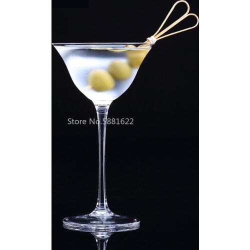 Lead-free crystal Glass wine cup Japanese-style UFO dry martini glass goblet Manual blowing wine glass Party bar Drinkware