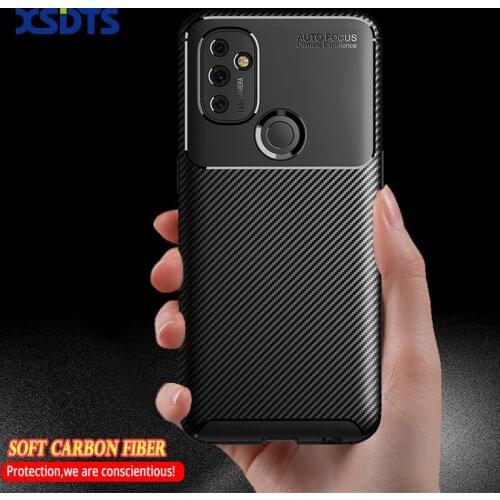 Case For OnePlus Nord 10 100 8 7 6 Pro 8T 7T 6T Soft Carbon Fiber Protection Phone Cover Coque Capa