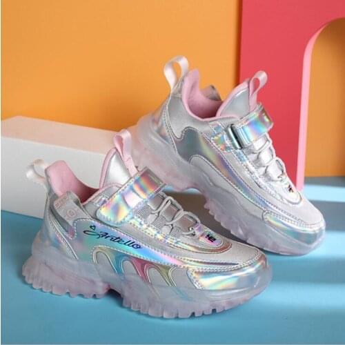 Spring Autumn New Pink Sneakers kids Shoes for Girls Sneakers Children Shoes for Walk Fashion Casual Sneaker Running shoes