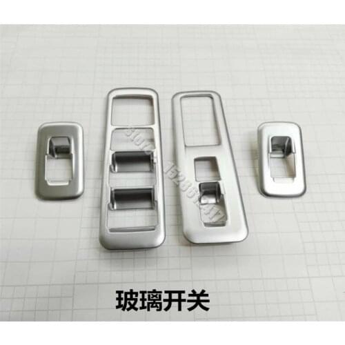 For Lexus RX200t 2016-2018 Car styling ABS The rear seat adjustment of the window glass lift panel is trimmed in the panel