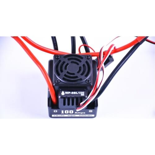 Hobbywing 100A Fully waterproof and brushless ESC for 3-4S LIPO battery