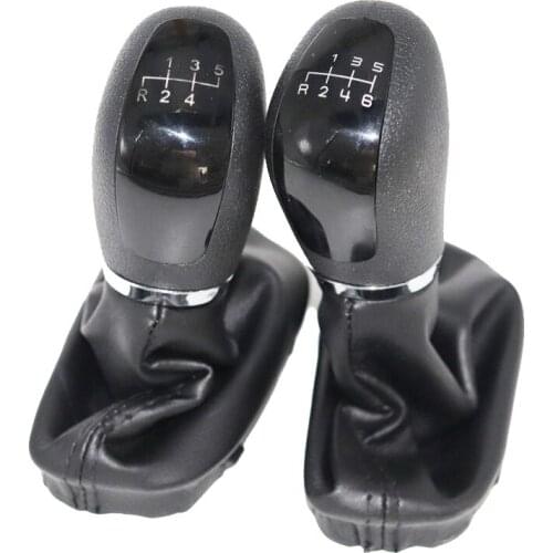 Car Shift Gear Knob Lever Gaitor Boot Cover Manual Transmission For Mercedes W203 S203 Since 2000-2007
