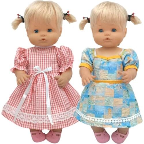Reborn Baby Dolls Dress For 40 Cm Nenuco Ropa Y Su Hermanita Children Girl Gift Doll Clothes