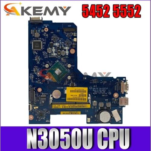 For dell Inspiron 5452 5552 LA-C571P motherboard CN-06KW6N 6KW6N 06KW6N laptop motherboard with N3050U CPU DDR3 100% tested OK