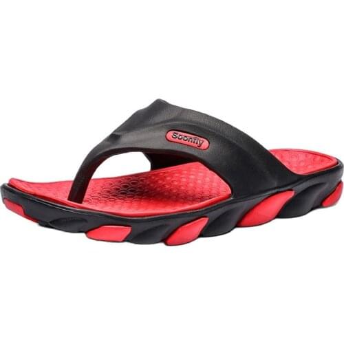 Mens Sandals 2021 Slippers Cool Summer Outdoor Tide Beach Slippers Personality Antiskid Sandals Outside Wearing flip-flops